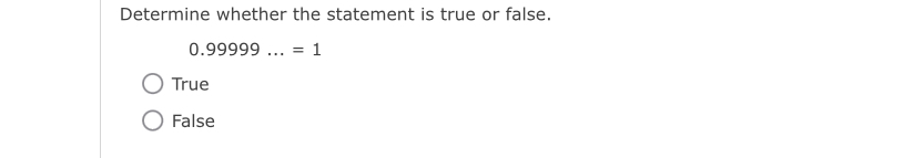 Solved Determine whether the statement is true or | Chegg.com