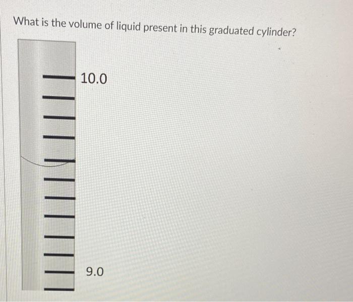 Solved What Is The Volume Of Liquid Present In This Chegg Com   Image