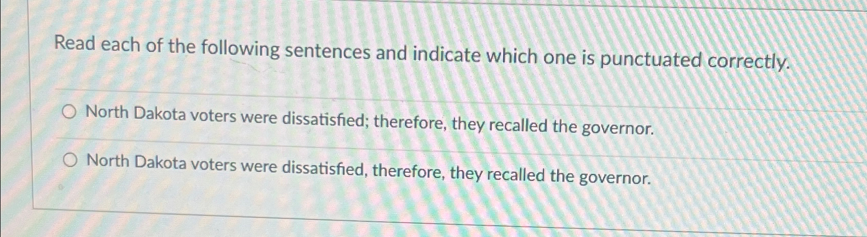 Solved: Read Each Of The Following Sentences From The Passage And Then