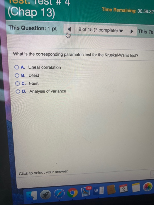 Solved Esl 4 Chap 13 Time Remaining 00 58 32 This Chegg Com