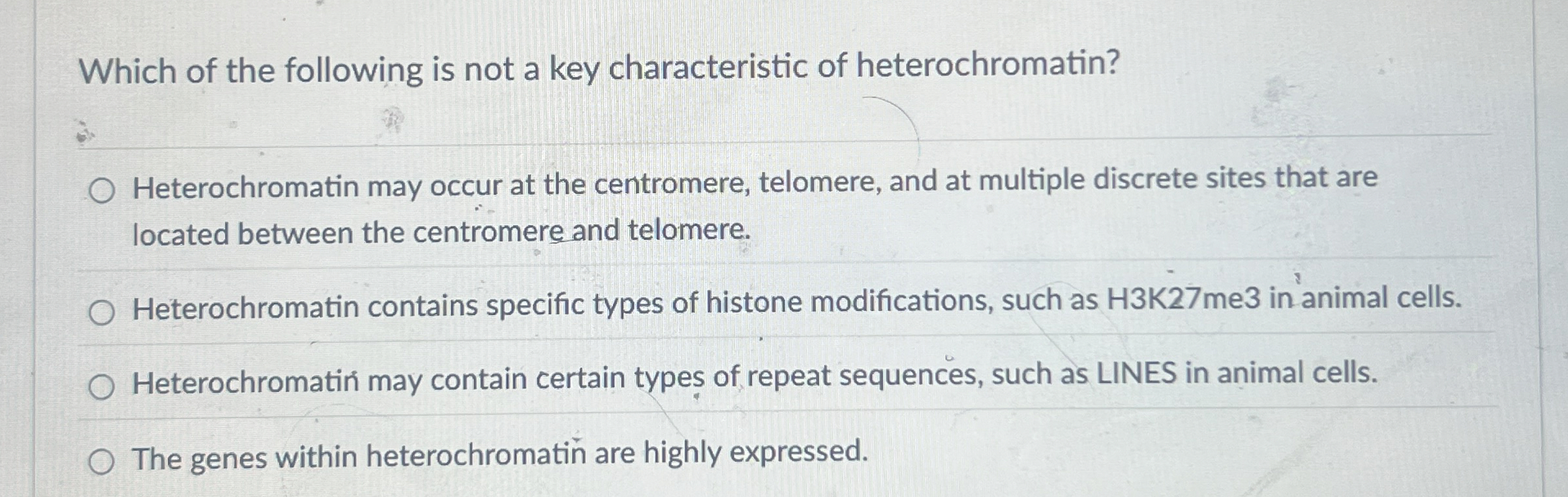 Solved Which of the following is not a key characteristic of | Chegg.com