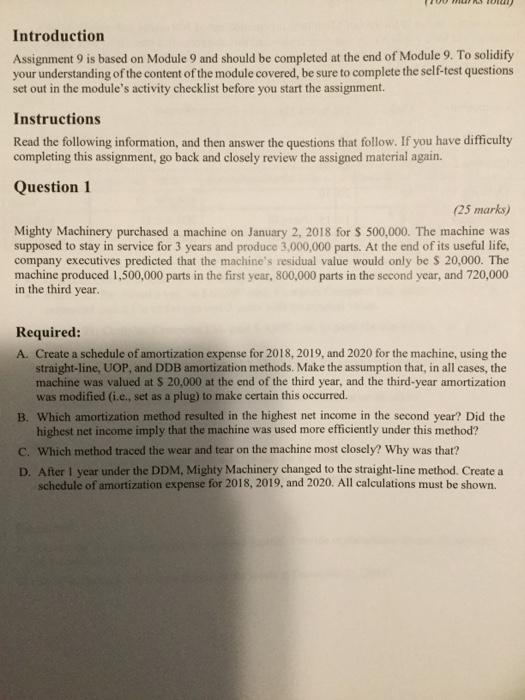 Solved Introduction Assignment 9 is based on Module 9 and | Chegg.com