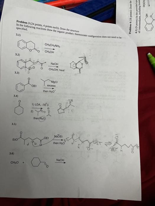 Solved Hode Problem 4 (18 points): Draw the 4.1) (9 points) | Chegg.com