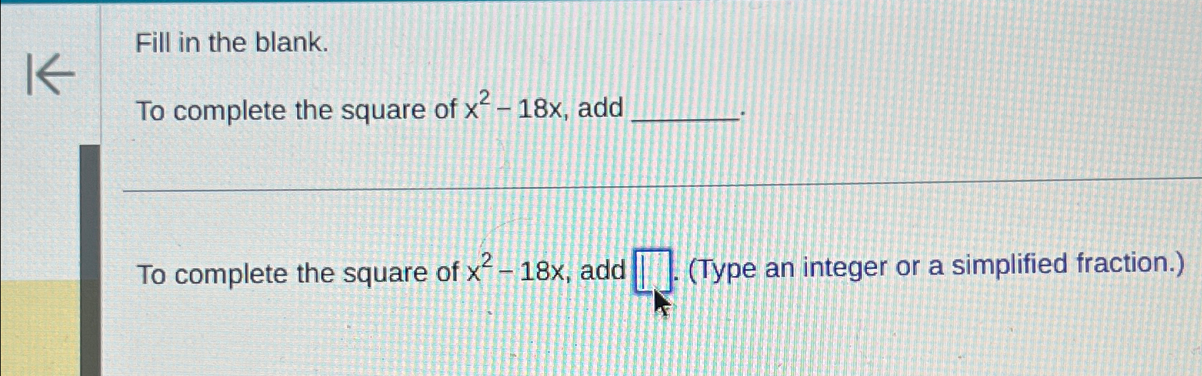 h x )= x 2 3x 18 complete the square