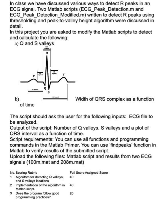 this is it has been done on a Matlab. find Q and S | Chegg.com