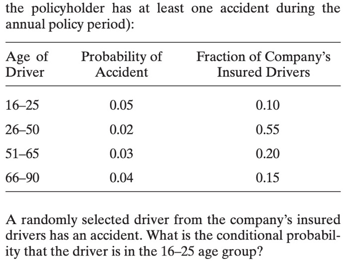 Solved 1.5-4. Assume that an insurance company knows the | Chegg.com