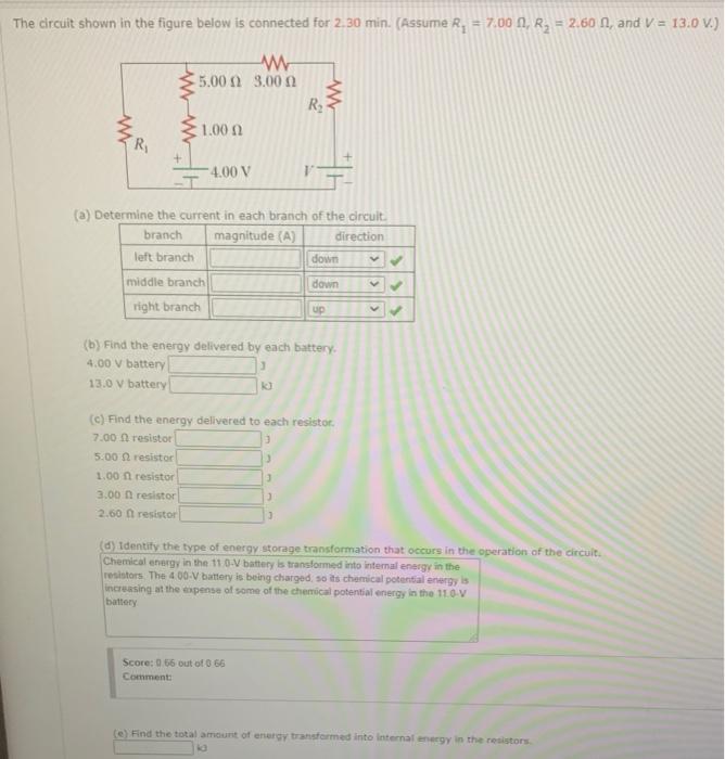 Solved The circuit shown in the figure below is connected | Chegg.com