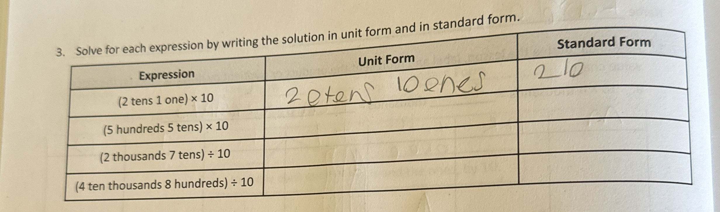 Solved Solve for each expression by writing the solution in | Chegg.com