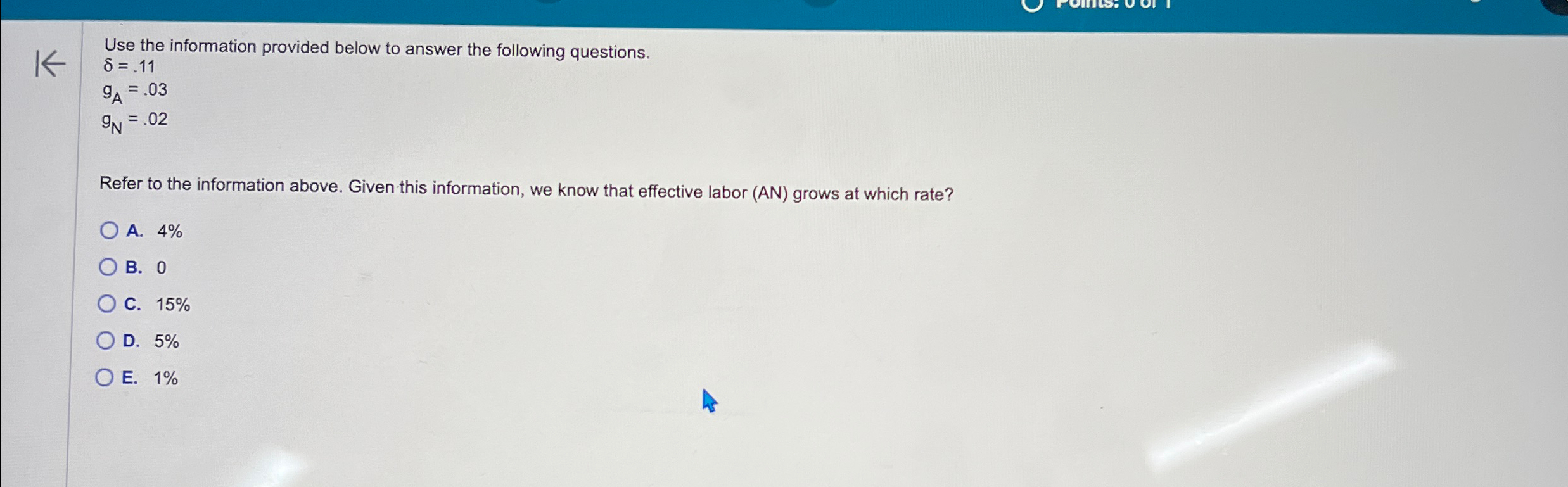 Solved Use the information provided below to answer the | Chegg.com