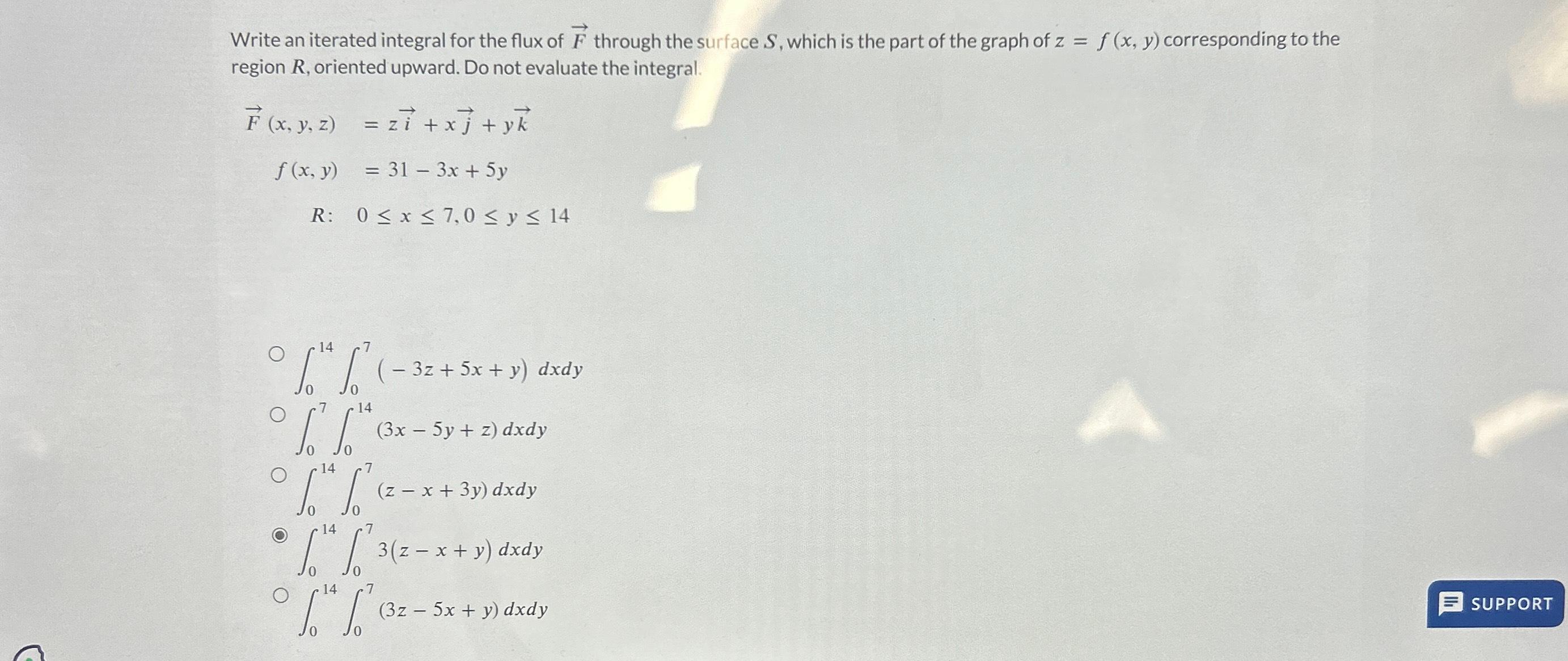 solved-write-an-iterated-integral-for-the-flux-of-vec-f-chegg