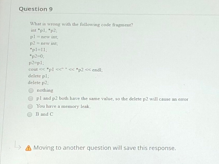 Solved Question 6 What is the output of the following code | Chegg.com