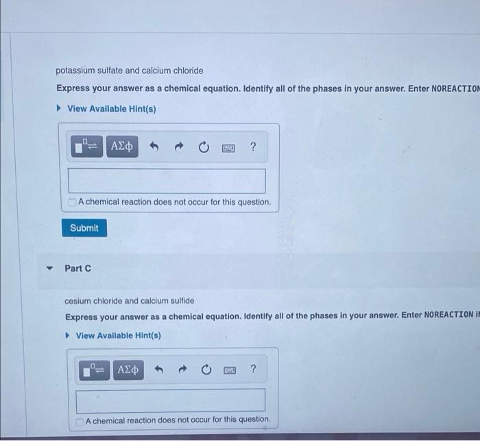 Solved potassium iodide and lead(II) acetate Express your