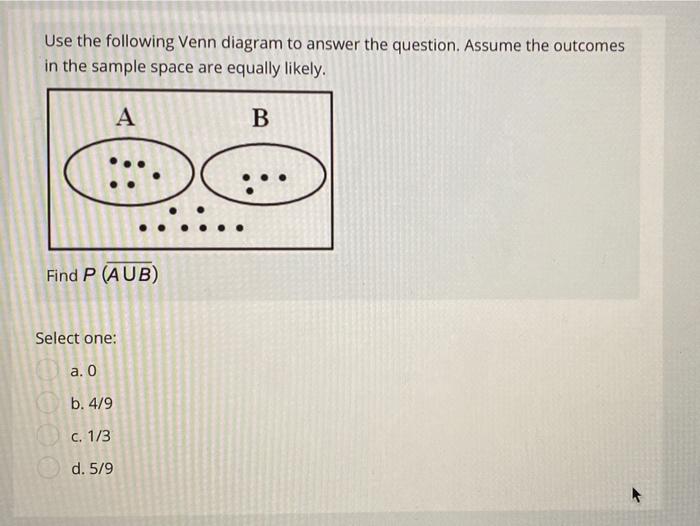 Solved Use The Following Venn Diagram To Answer The | Chegg.com