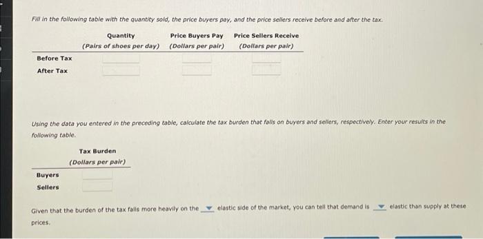 Solved 10. Effect of a tax on buyers and sellers Suppose the | Chegg.com