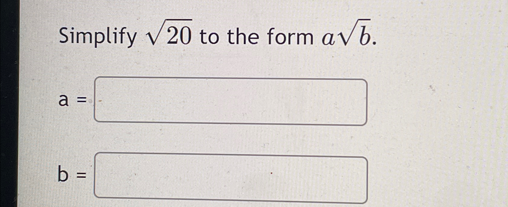 Solved Simplify 202 ﻿to the form ab2.a:b= | Chegg.com