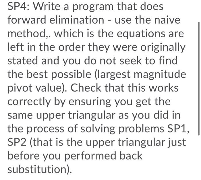 Solved Solve SP4 in PYTHON CODE. Code attatched is not right