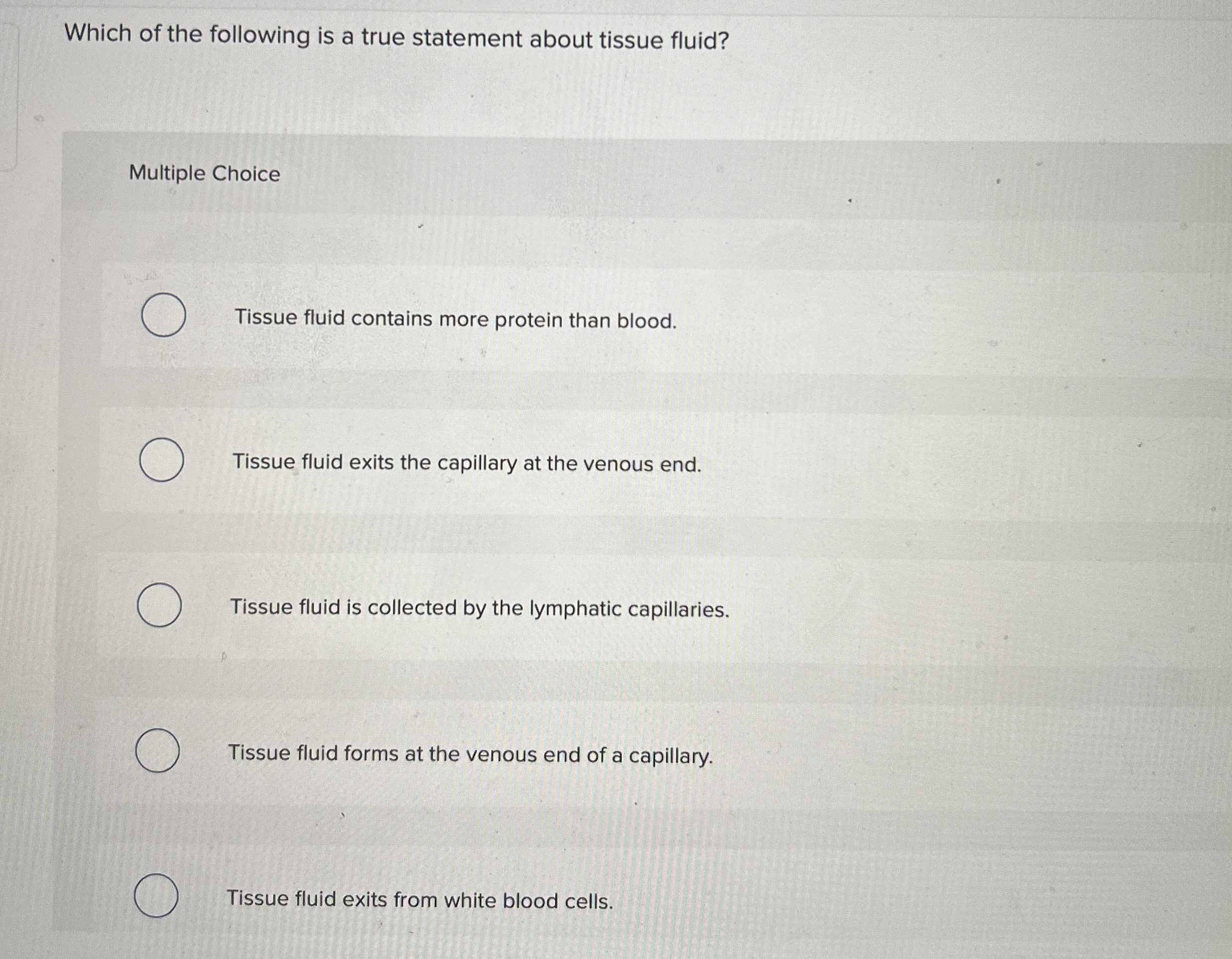Solved Which of the following is a true statement about | Chegg.com