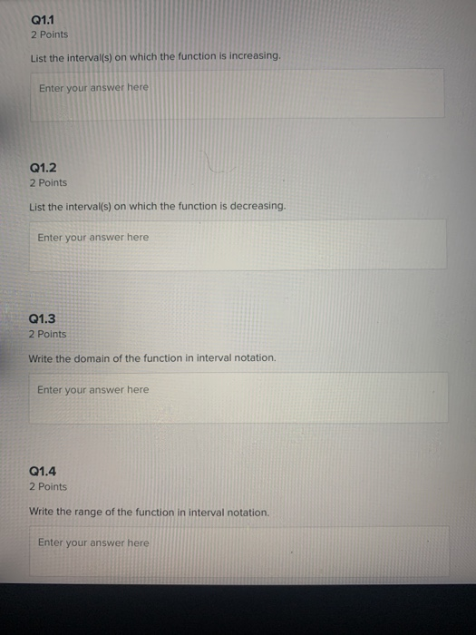 Solved Q1 10 Points Consider the graph of the following | Chegg.com