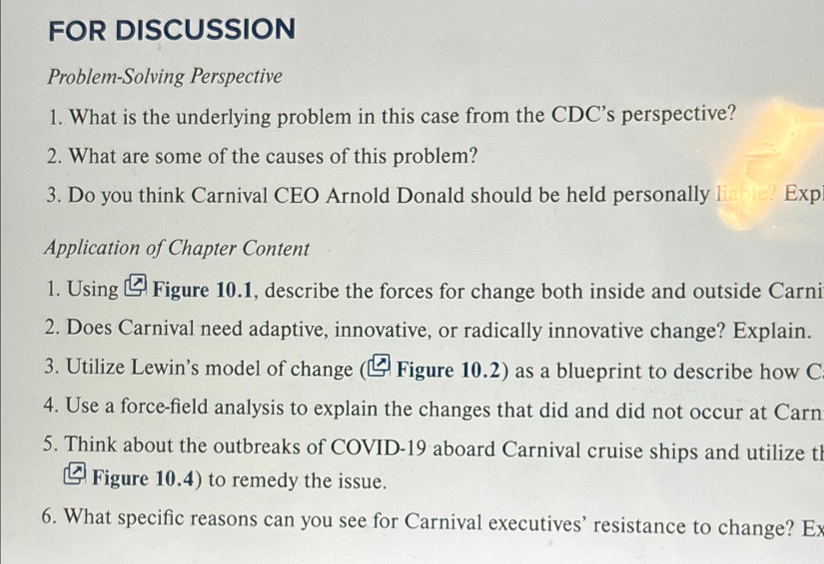 Solved FOR DISCUSSIONProblem-Solving PerspectiveWhat is the | Chegg.com