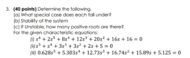 Solved ( 40 ﻿points) ﻿Determine the following.(a) ﻿What | Chegg.com