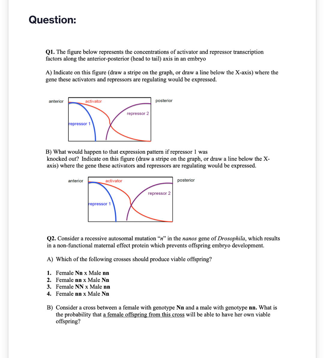Solved Q1. The figure below represents the concentrations of | Chegg.com