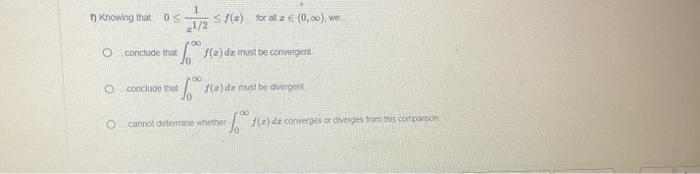 Solved Suppose f(x) is defined over the interval (0,∞) and | Chegg.com