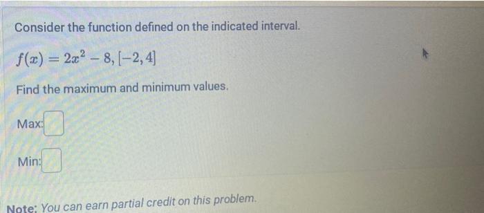 Solved Consider the function below. f(x)=x3−3x2 Find all the | Chegg.com