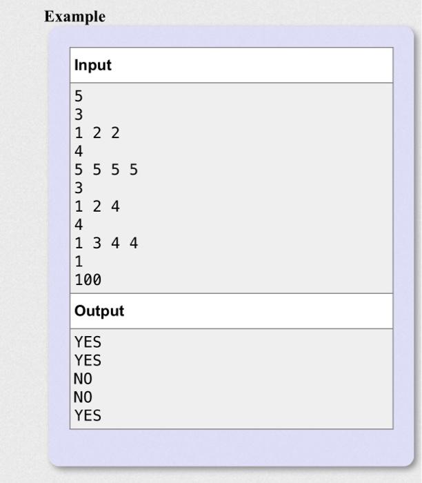 Solved You are given the array a consisting of n positive | Chegg.com