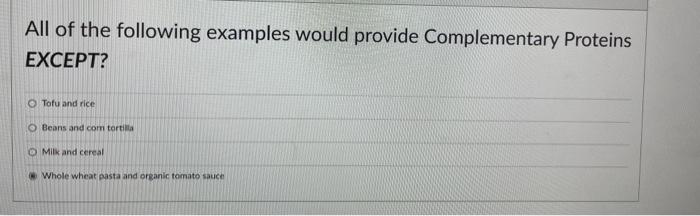 Solved All of the following examples would provide | Chegg.com