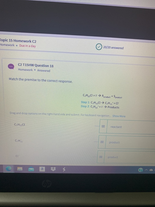 Solved Topic 15 Homework C2 Homework . Due in a day 20/20 | Chegg.com