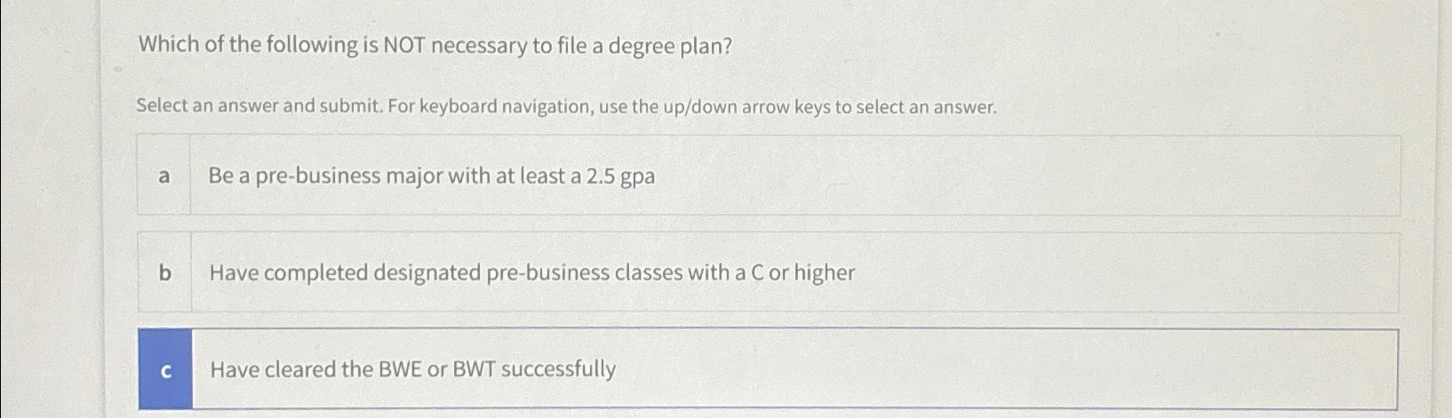 Solved Which of the following is NOT necessary to file a | Chegg.com