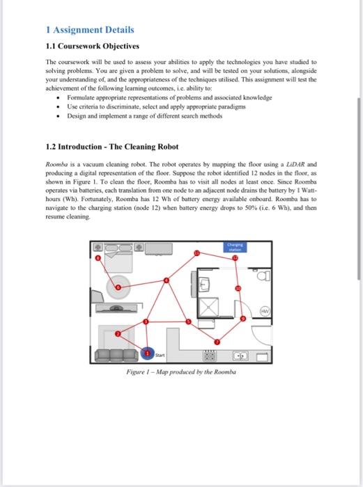 Solved 1 Assignment Details 1.1 Coursework Objectives The | Chegg.com