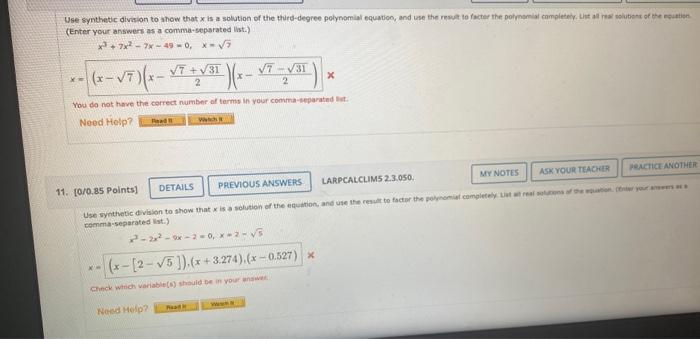Solved Please i need help they keep on giving me the | Chegg.com