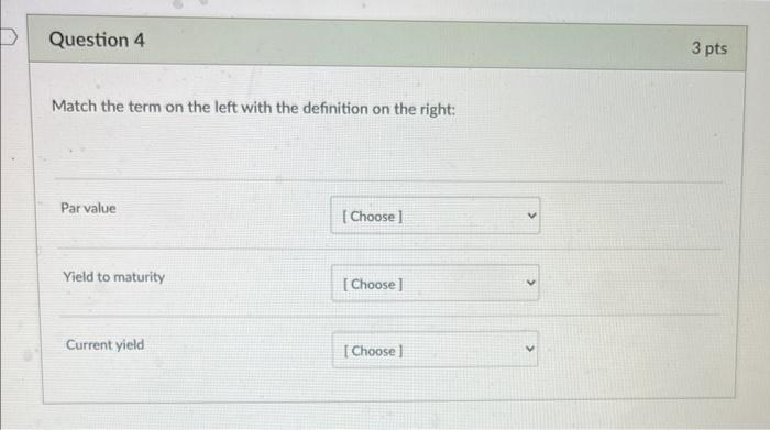 Solved Match the term on the left with the definition on the | Chegg.com