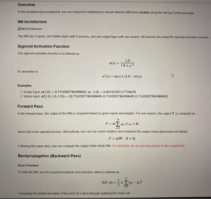 Solved In this programming assignment, you are required to | Chegg.com