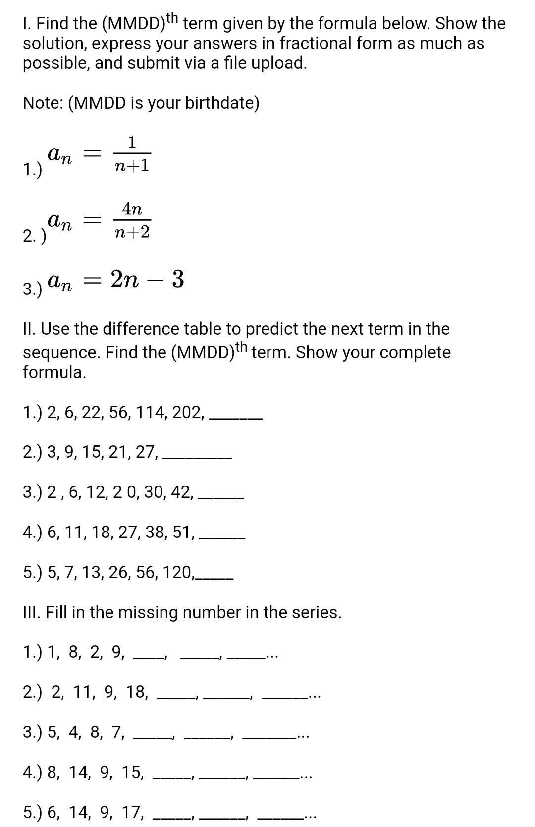 What is the missing term in the series 8 2 14 6 11?