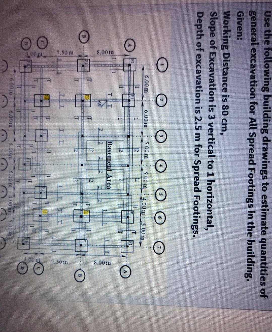 Solved Use the following building drawings to estimate | Chegg.com