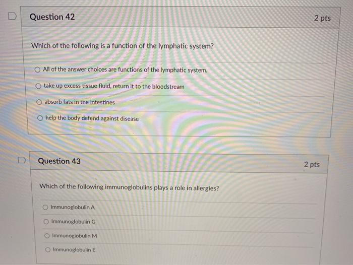 Solved Question 40 2 pts Which of the following describes | Chegg.com