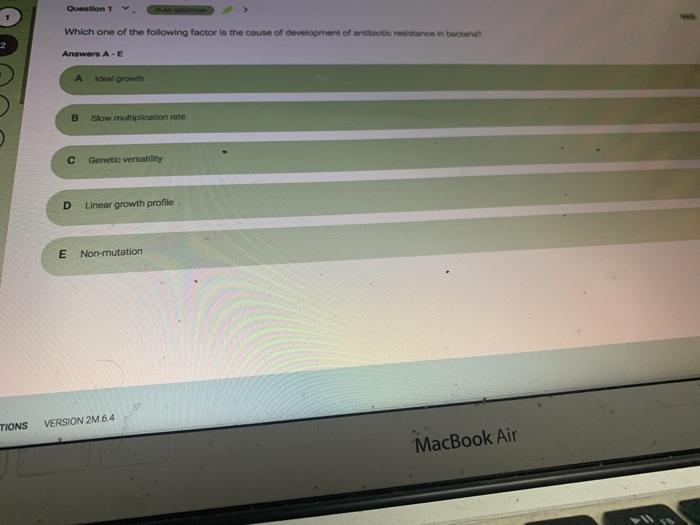 Solved Question 1 Which one of the following factor in the | Chegg.com