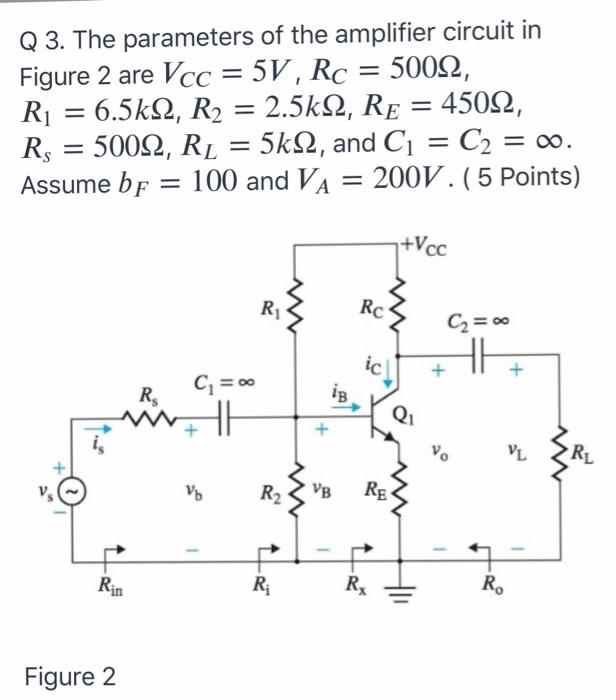 Solved Q.1 The parameters of a npn transistor are Is = 2.2 x | Chegg.com