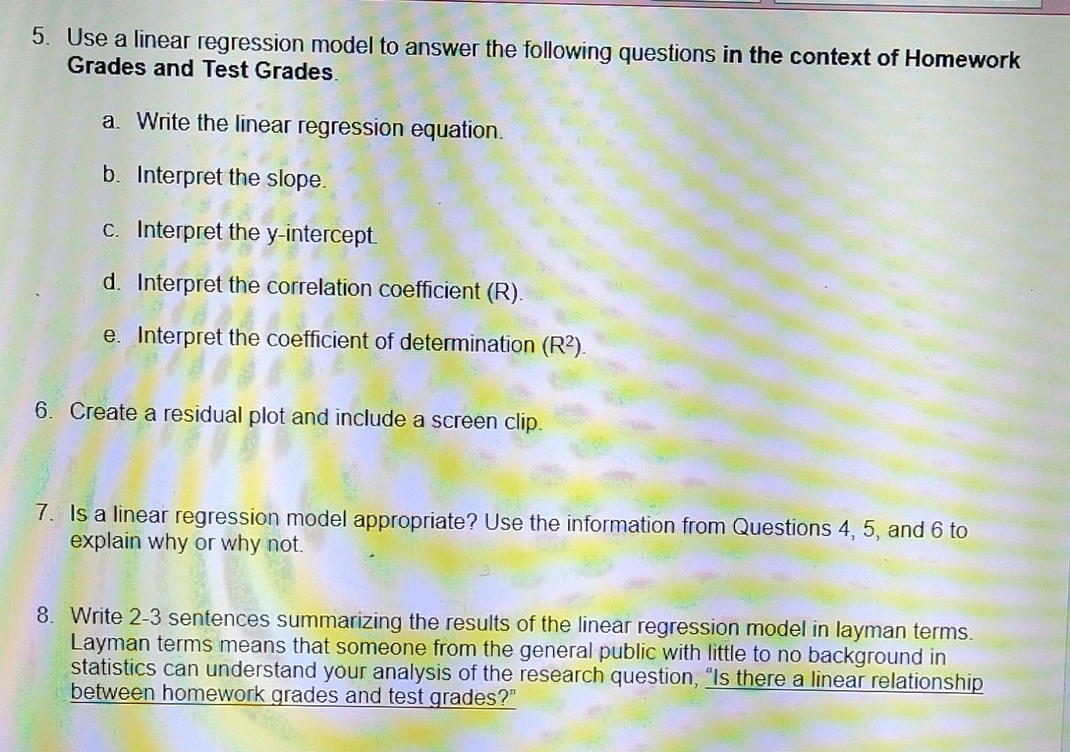 Project #2: Lessons 5 & 6 