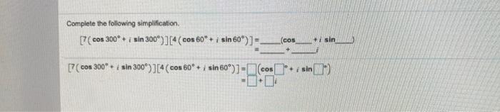 find the exact value of cos 300 and sin 300
