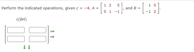Solved Perform the indicated operations, given | Chegg.com