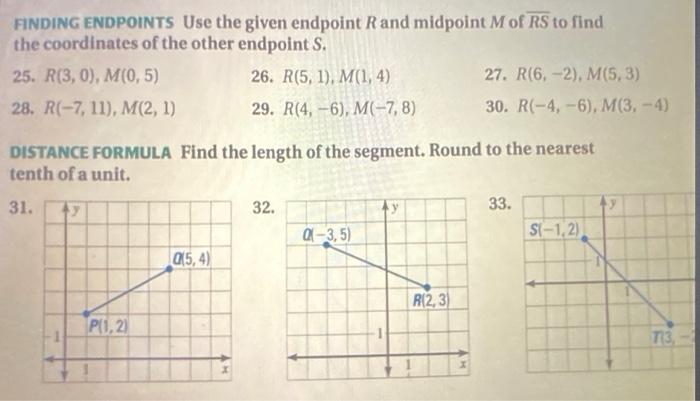 endpoint formula geometry