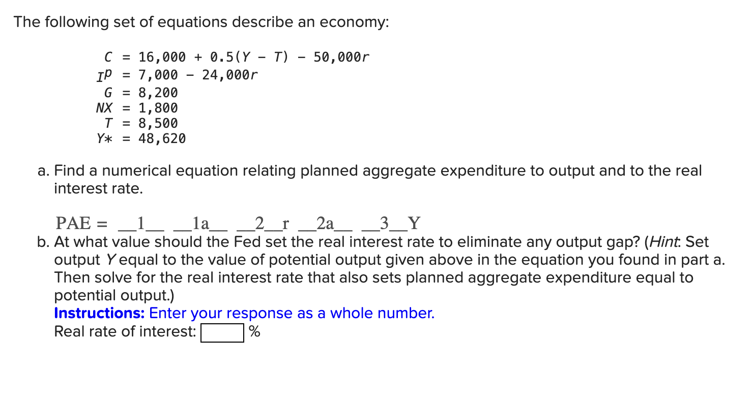 Solved by an EXPERT The following set of ﻿equations describe an | Chegg.com