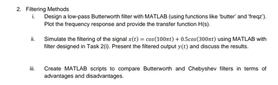 Solved can anyone show me the full matlab code for the | Chegg.com