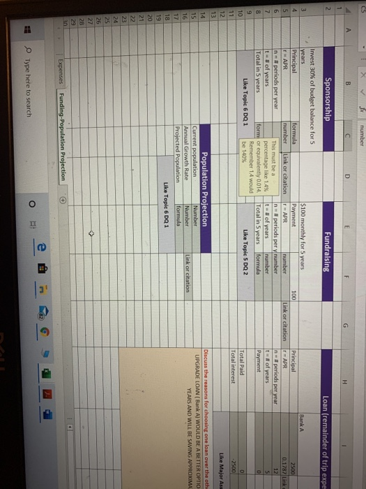 Cs Number B D H 2 Sponsorship Fundraising Loan Chegg Com