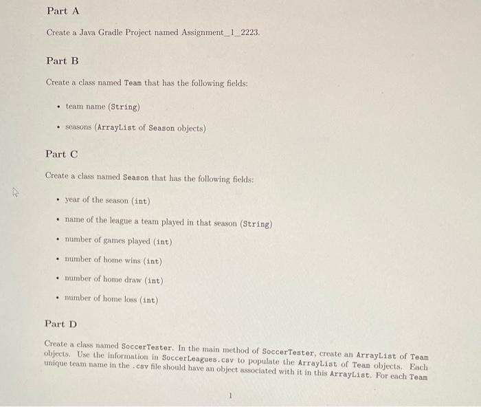 Solved Part A Create a Java Gradle Project named | Chegg.com