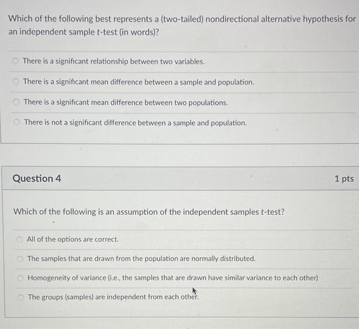 Solved Question 1 Which of the following best represents | Chegg.com