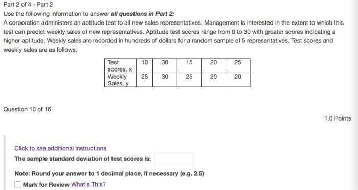 Solved Part 2 of 4 - Part 2 Use the following information to | Chegg.com